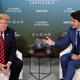 U.S. President Donald Trump meets with Canada's Prime Minister Justin Trudeau in a bilateral meeting at the G7 Summit in in Charlevoix, Quebec, Canada, June 8, 2018.
